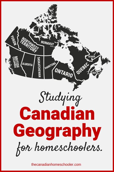 Studying Canadian Geography For Homeschoolers Canada Map Geography Of