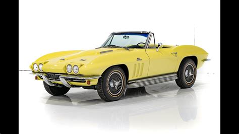 1966 Chevrolet Corvette Matching 427425hp Ip Code Youtube