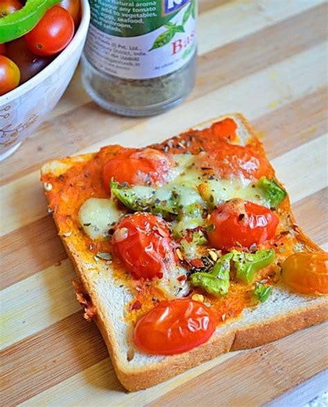 It's fast and easy, and my kids love it. Bread Pizza Recipe (Oven and Tawa Method) | Cook Click N ...