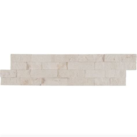 6x24 White Pearl Lymra Ledger Panel In 2022 Limestone Wall