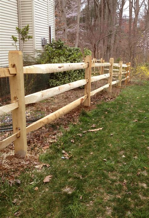 The split rail style is an open space fence. Wood Fencing in Maryland - Tri County Fence & Decks