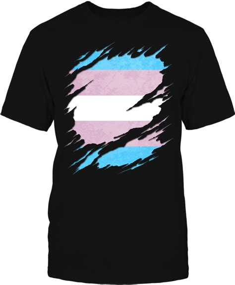 Transgender Pride Flag Ripped T Shirt Pride Flag Gay Bear Pride Flag Ripped T Shirt Free