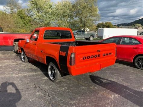 1985 Dodge Ram Truck D150 Low Miles All Original Body Lowered Hemi