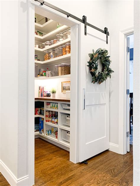 Diy Custom Walk In Farmhouse Pantry Pantry Remodel Pantry Closet