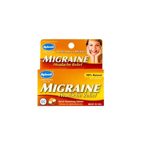 Hylands Migraine Headache Relief 60 Tablets