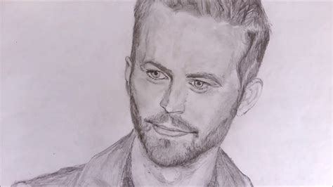 How To Draw Paul Walker YouTube