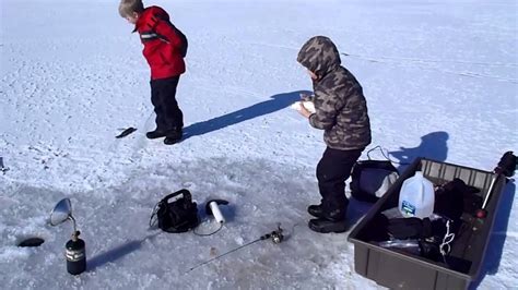 Kids Ice Fishing Youtube