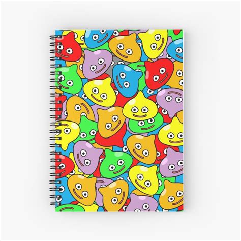 Slime Parade Spiral Notebook By Waywarddoodles Redbubble