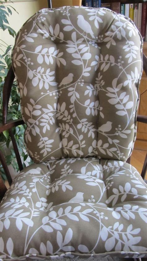Outdoor rocker seat/back cushion(s) in sunbrella fabric. Country Glider Rocker Cushion Set in Outdoor by ...