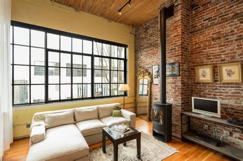 Urban Loft Industrial Living Room Seattle By