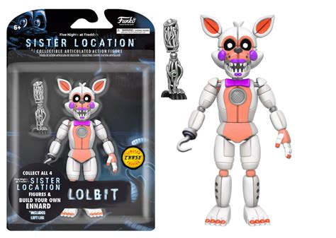 Funko Fnaf Lolbit 5” Action Figure Rare Plandetransformacionuniriojaes