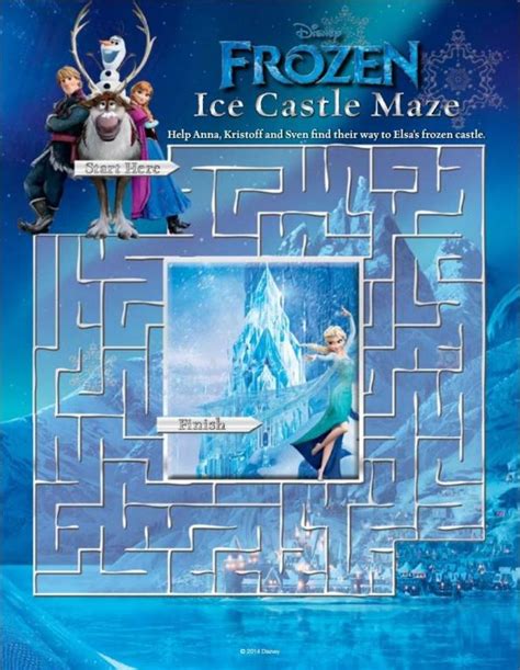 Kids N 5 Puzzle Of Maze Frozen