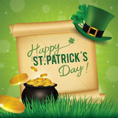 Paddy's day, is a public holiday in the republic of ireland and northern ireland. Happy st patricks day Vector Image - 1996061 | StockUnlimited