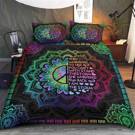 Mandala Hippie Bedding Set Dprintfull Com