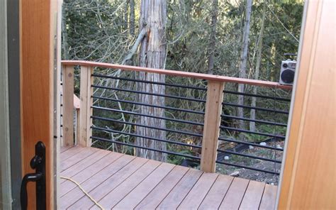 Image Result For Styles Of Decking With Metal Horizontal Deck Railing