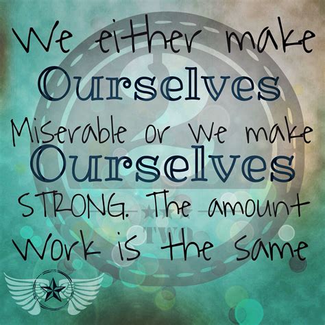 It's your choice! How you choose to live your life is entirely up to