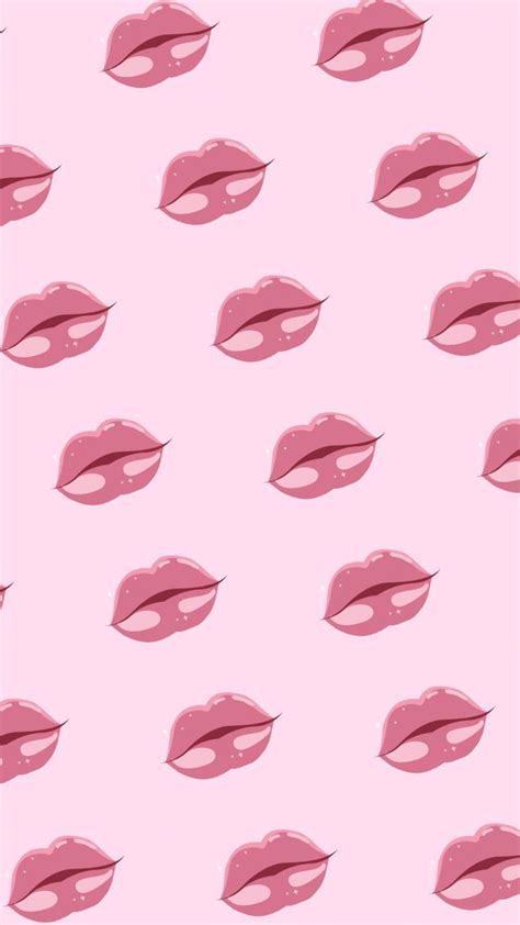 Pinklips Lip Wallpaper Valentines Wallpaper Pink Wallpaper Girly