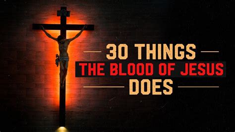 The Blood Of Jesus Top 30 Bible Verses Youtube