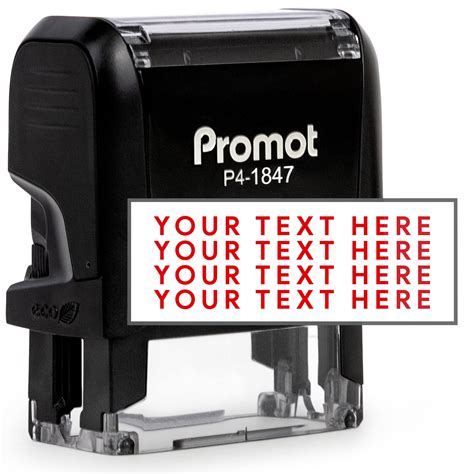 Buy Promotself Inking Personalized Stamp Up To 4 Lines Of