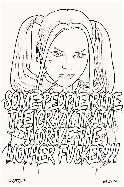 Harley Quinn And Joker Coloring Pages Free Printable Coloring Pages