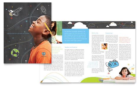 Education Brochure Cover Design