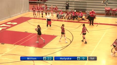 Milton High Volleyball Vs Holyoke Nov Miaa Playoffs