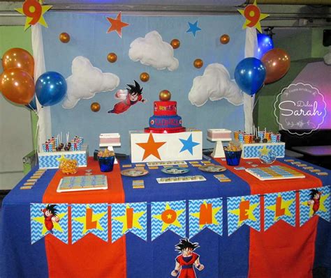 It was no surprise that he insisted on a dragon ball z theme for his birthday. Dragon Ball Birthday Party Ideas | Photo 1 of 13 | Catch My Party