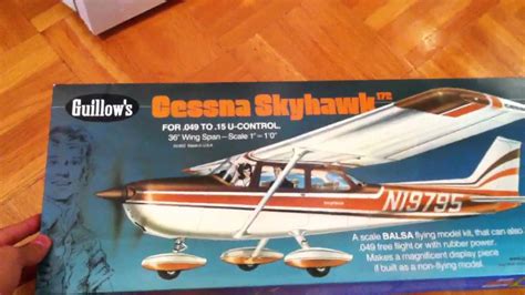 Guillows Cessna Skyhawk 172 Rc Youtube