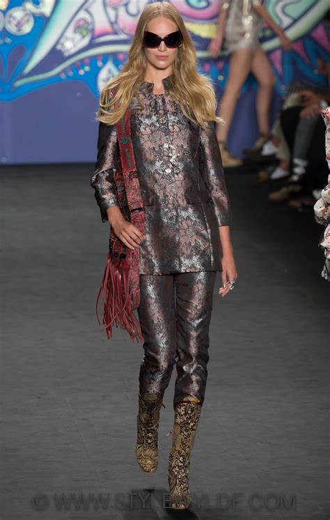 new york anna sui spring 2015 — style wylde magazine international runway fashion designer