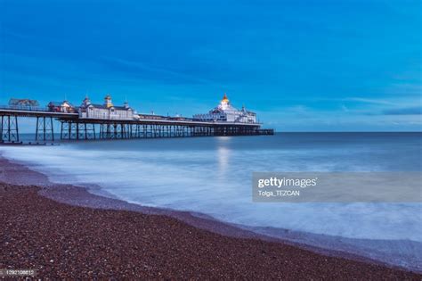 Eastbourne Pier At Night High Res Stock Photo Getty Images