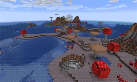 Mushroom Island With Migrating Mooshrooms Minecraft Seed Hq
