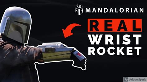 Real Mandalorian Wrist Rocket Prototype Youtube
