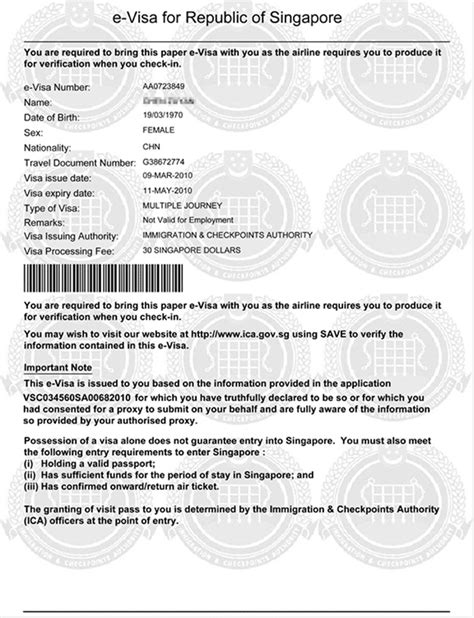 Handling Of Singapore Visa And Singapore Tourist Visa Singapore Visa