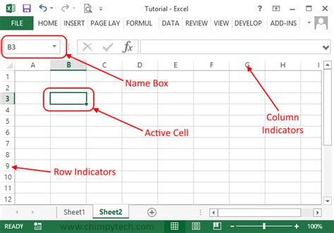 Free Online Excel Tutorial Rows And Columns Explained