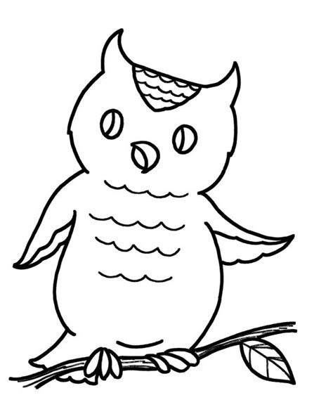 Cute Printable Owl Coloring Pages for Kids ...