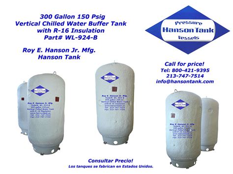 Buy Standard Insulated Chilled Water Buffer Tanks Hanson Tank