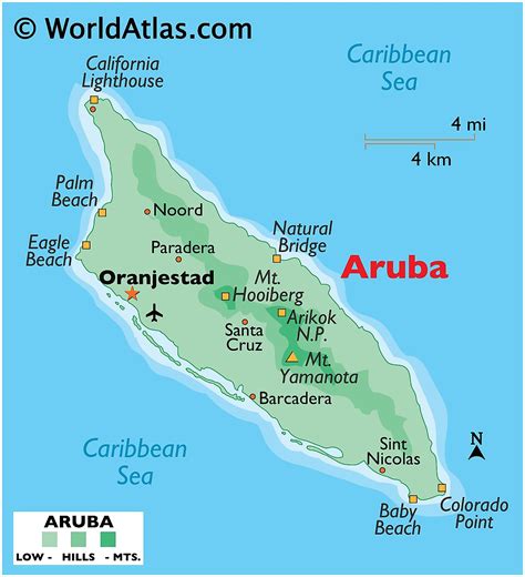 Aruba Maps And Facts World Atlas