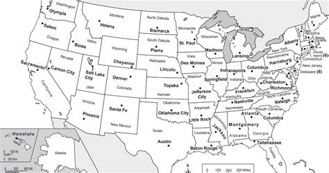 Southwest States And Capitals Map Images