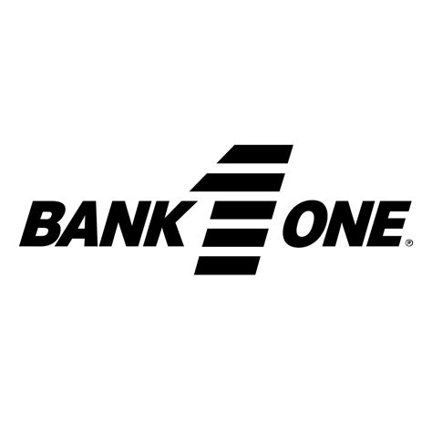 Bank One Logo Black And White Brands Logos