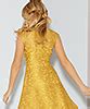 Paris Occasion Dress Short Saffron Gold Evening Dresses Occasion