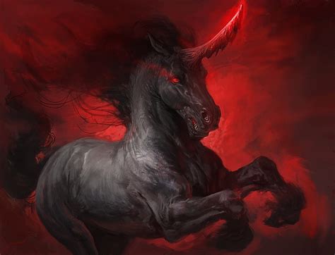 300 Wallpaper Black Unicorn Images And Pictures Myweb