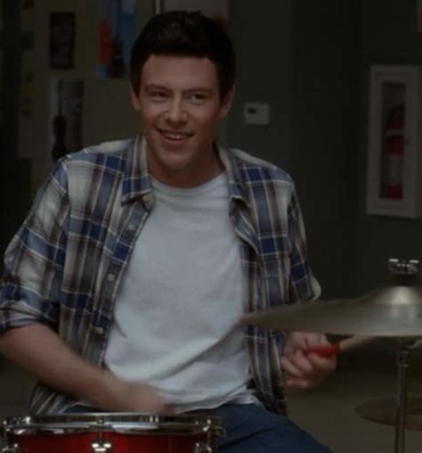 Finn On The Drums Finn Glee Cory Glee Glee Cory Monteith Lea And