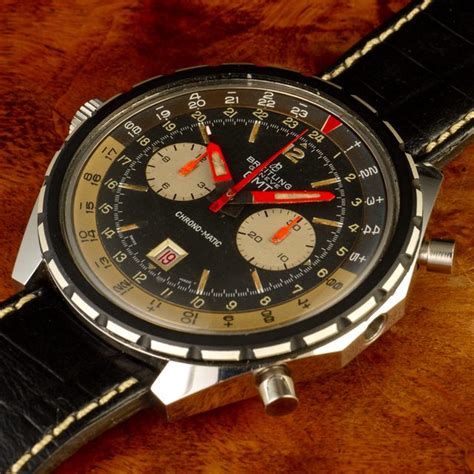 1970 Breitling Chrono Matic Gmt 2115 With 24 Hour Dial Cal 12