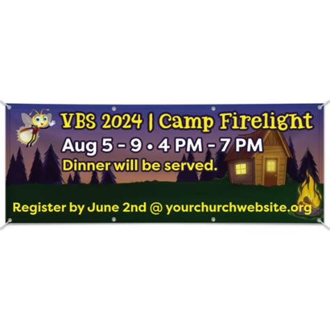 Camp Firelight Custom Banners