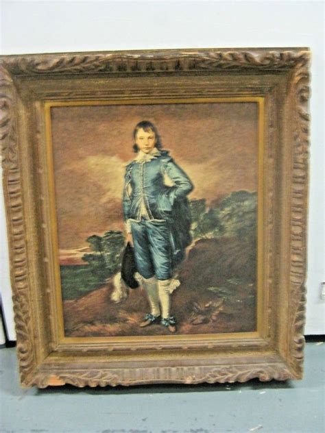 Thomas Gainsborough The Blue Boy Oil Painting Vintage Reproduction By K