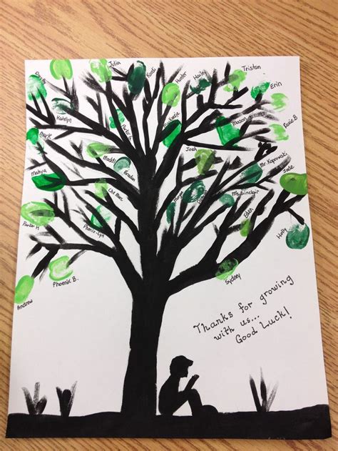 A person can always remember you with your message in farewell card. A farewell gift for a student leaving my class. | school ...