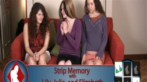 Strip Memory With Elizabeth Julie And Lily Lost Bets B Sides Clips4sale