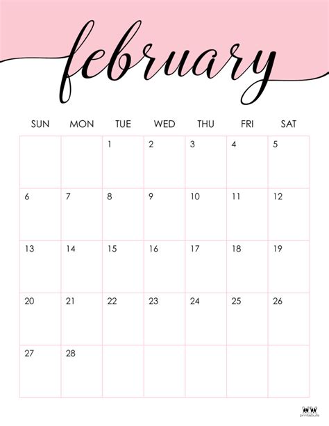 Free Printable February 2022 Calendars Wiki Calendar Free Printable