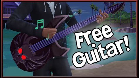 Free Guitar The Sims 4 Overview Youtube