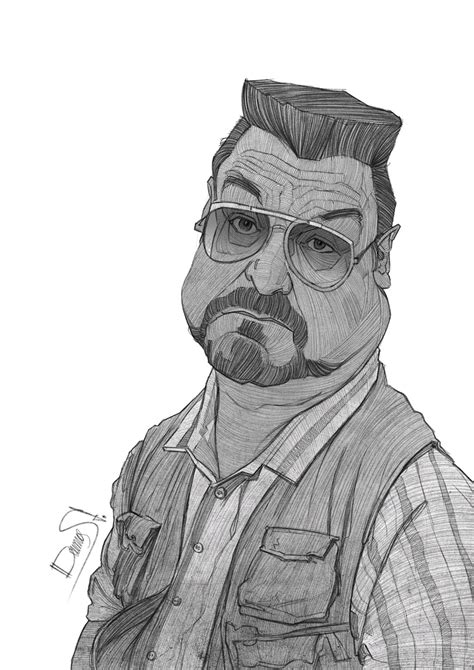 The Big Lebowski Tribute Sketches On Behance Art And Illustration